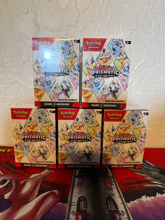 Pokemon Prismatic Evolutions Booster Bundle